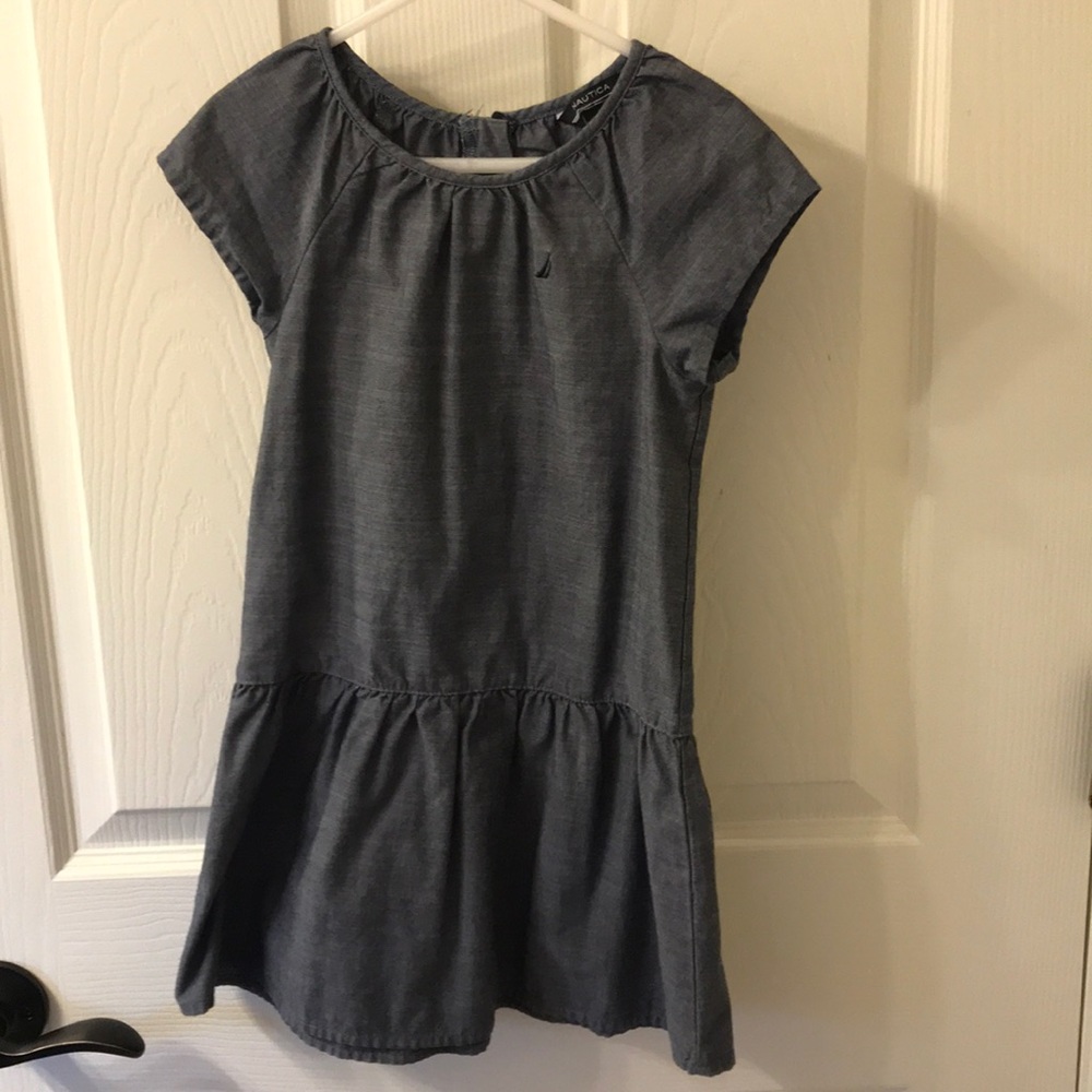 Girl’s navy Nautica dress - 5